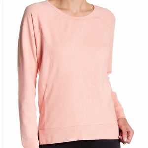 Zella Luxe Sport Sweatshirt Pink Large